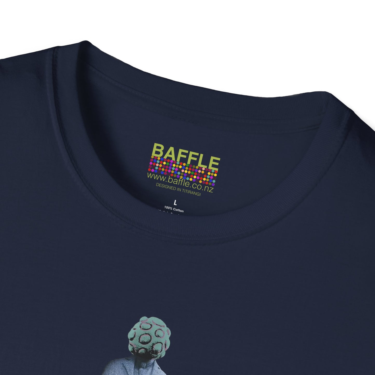 NEW - ON YOUR HEAD BE ART April 1st 2026, Titirangi, Auckland, New Zealand. Time and place Gildan 64000 Graphic Tee