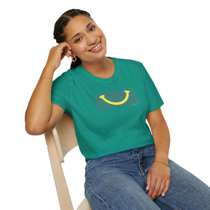 NEW - PIHA SMILE YELLOW - Gildan 64000 Graphic Tee
