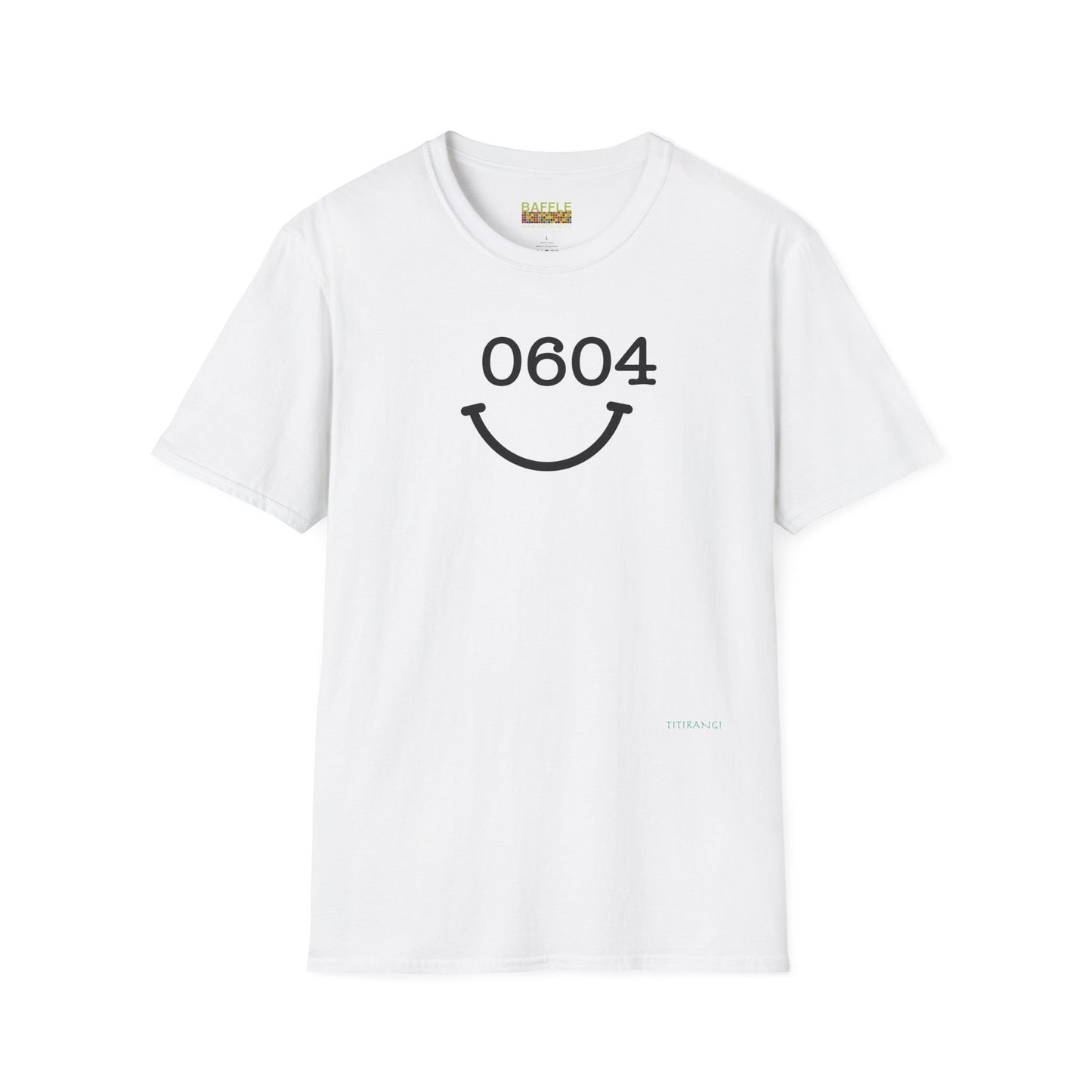 NEW - 0604 SMILEY FACE - Titirangi - Graphic Tee - Basic Tee