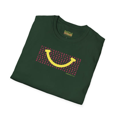 NEW - PIHA SMILE YELLOW - Gildan 64000 Graphic Tee