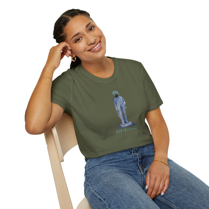 NEW - ON YOUR HEAD BE ART April 1st 2026, Titirangi, Auckland, New Zealand. Time and place Gildan 64000 Graphic Tee