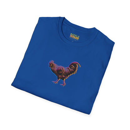 TITIRANGI ROOSTER HALF TONE BLUR - DARK - Gildan 64000 Graphic Tee