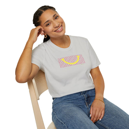 NEW - PIHA SMILE YELLOW - Gildan 64000 Graphic Tee