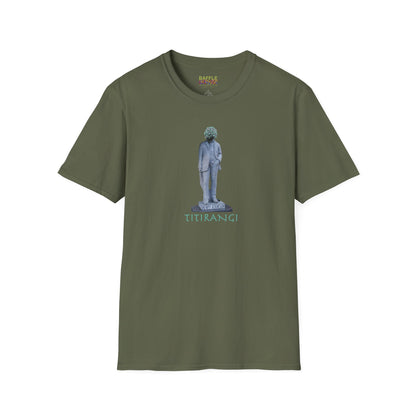 NEW - ON YOUR HEAD BE ART April 1st 2026, Titirangi, Auckland, New Zealand. Time and place Gildan 64000 Graphic Tee