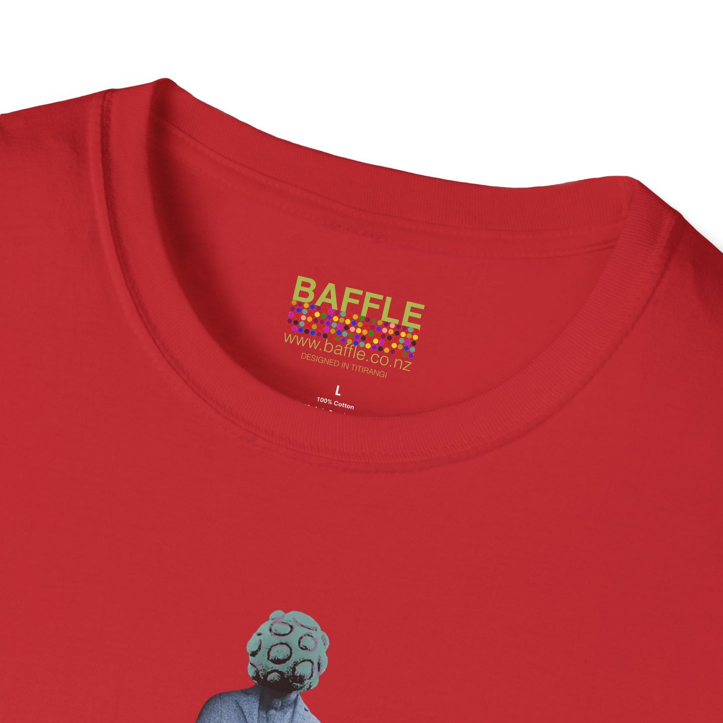 NEW - ON YOUR HEAD BE ART April 1st 2026, Titirangi, Auckland, New Zealand. Time and place Gildan 64000 Graphic Tee