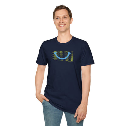 NEW - TAMAKI MAKAURAU / AUCKLAND SMILE LIGHT BLUE - Gildan 64000 Graphic Tee