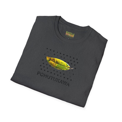 NEW - POHUTUKAWA LEAF - Gildan 64000 Graphic Tee