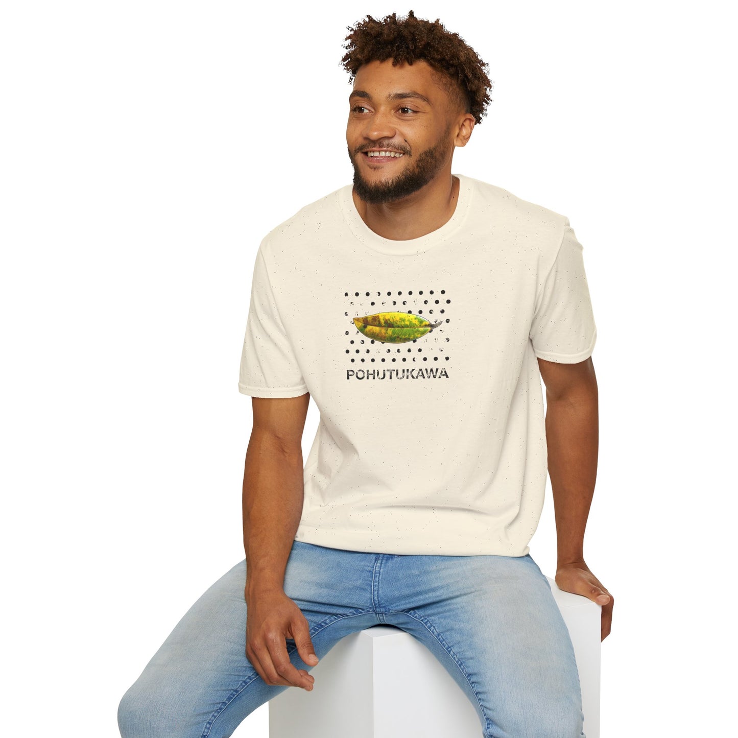 NEW - POHUTUKAWA LEAF - Gildan 64000 Graphic Tee