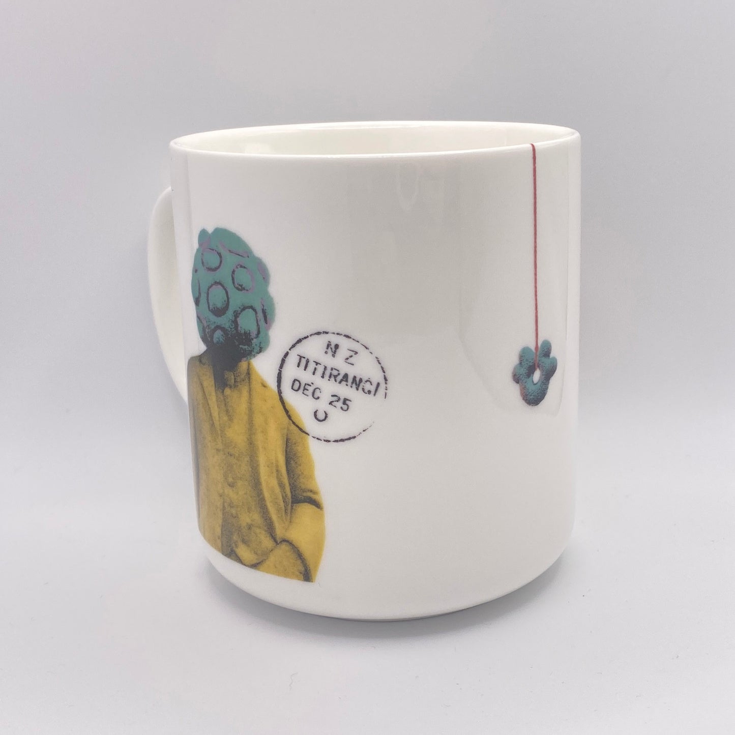 On Your Head Be It - Stamped Titirangi - Porcelain