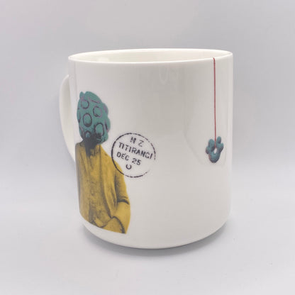 On Your Head Be It - Stamped Titirangi - Porcelain