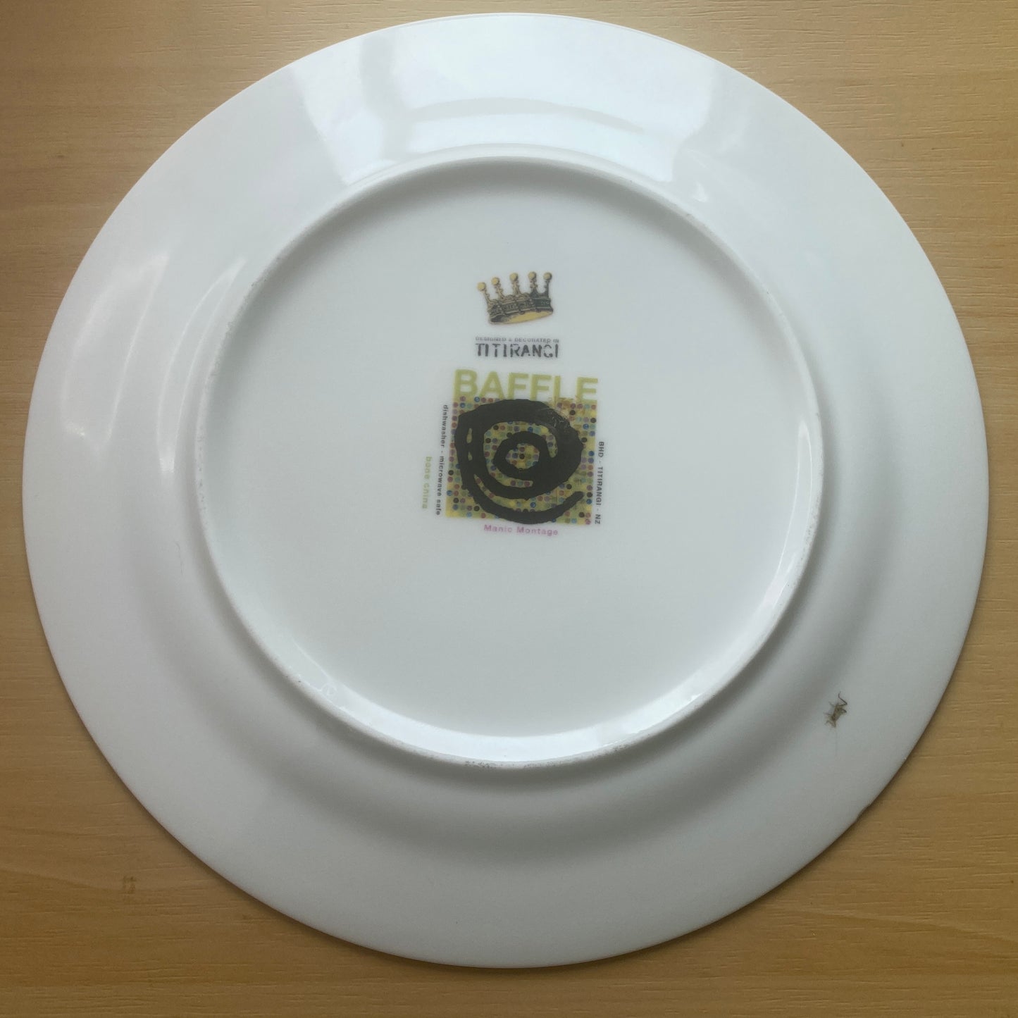 SALE ITEM - Imperfect design - side plate - 20 cm - Bone China 2