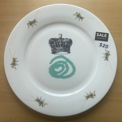SALE ITEM - Imperfect design - side plate - 20 cm - Bone China